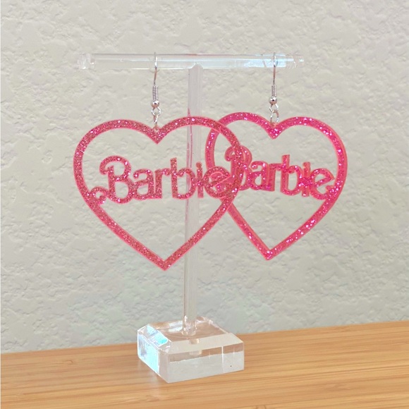 NEW BarbieGirl Pink Earrings - Picture 3 of 10
